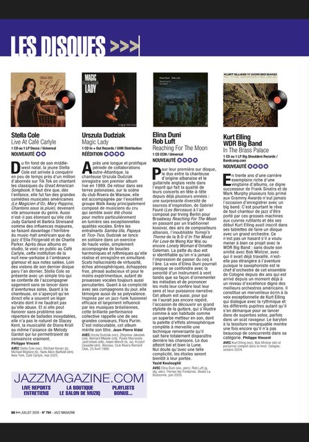 Jazz Magazine « Le duo atteint bel et bien la lune » 